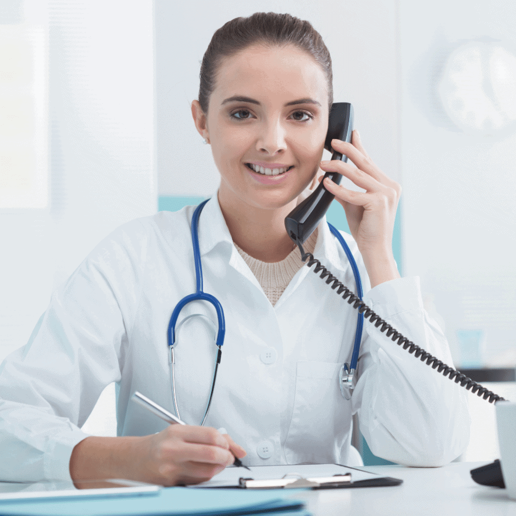 medical assistant specialist working in doctor's office