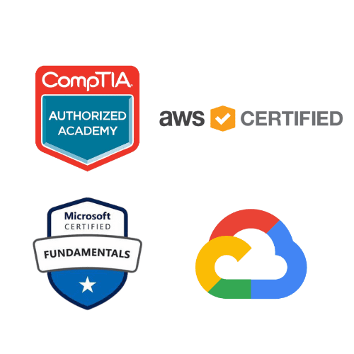 google cloud aws microsoft azure comptia certifications
