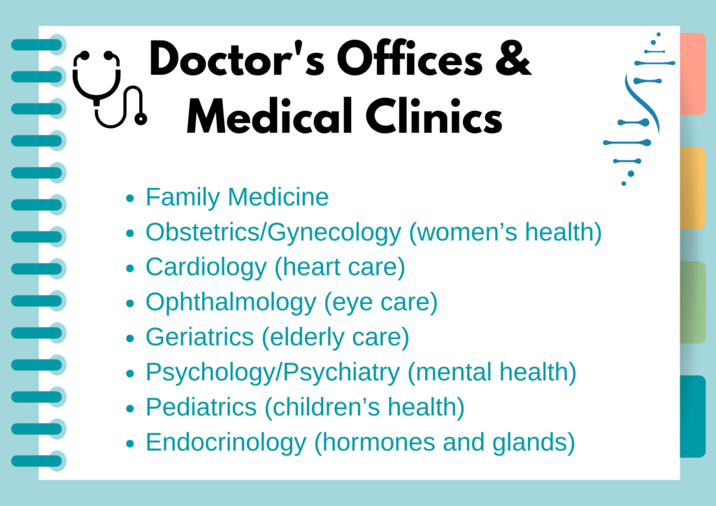 Doctor's Offices & Medical Clinics